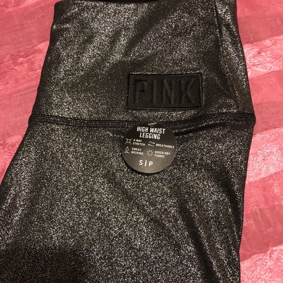 VS PINK Ultimate Foil Slashed Legging - Small -NWT - Picture 5 of 6